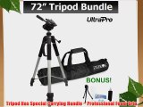 PRO 72-inch TRIPOD For The Canon PowerShot SX130 IS SX150 IS SX160 IS SX230 HS SX260 HS SX40