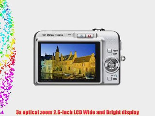 Casio Exilim EX-Z1050 10.1MP Digital Camera with 3x Anti Shake Optical Zoom (Silver)