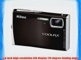 Nikon Coolpix S52 9MP Digital Camera Zoom with 3x Optical Vibration Reduction Zoom (Midnight