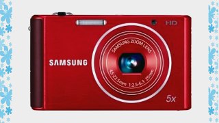 Samsung ST76 16 MP Compact Digital Camera - Red (EC-ST76ZZBPRUS)