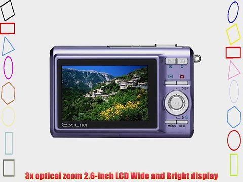 Casio Exilim EX-Z75 7.2MP Digital Camera with 3x Anti Shake Optical Zoom (Blue)