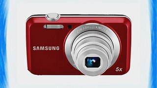 Samsung EC-ES80 Digital Camera with 12 MP and 5x Optical Zoom (Red)