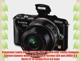 Panasonic Lumix DMC-GF3XK 12.1 MP Micro Four Thirds Compact System Camera with 3-Inch Touch-Screen