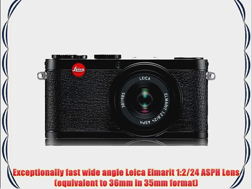 Leica 18400 X1 Digital Camera (Black)
