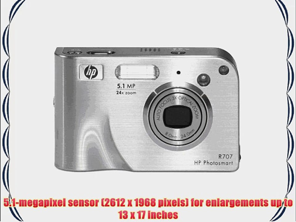 Photosmart R707 digital camera with HP Instant Share