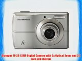 Olympus FE-26 12MP Digital Camera with 3x Optical Zoom and 2.7 inch LCD (Silver)