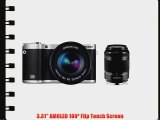 Samsung NX300M 20.3MP Mirrorless Digital Camera with 18-55mm f/3.5-5.6 OIS and 50-200mm f/4.0-5.6