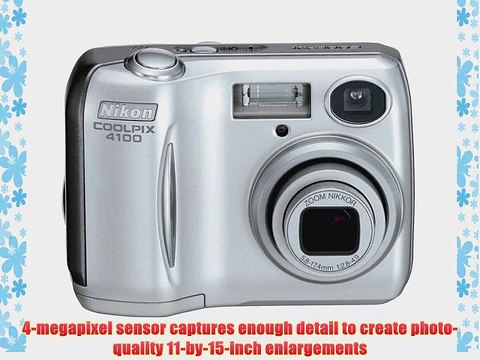 Nikon Coolpix 4100 4MP Digital Camera with 3x Optical Zoom