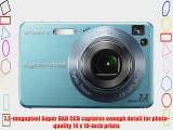 Sony Cybershot DSCW120/L 7.2MP Digital Camera with 4x Optical Zoom with Super Steady Shot (Blue)