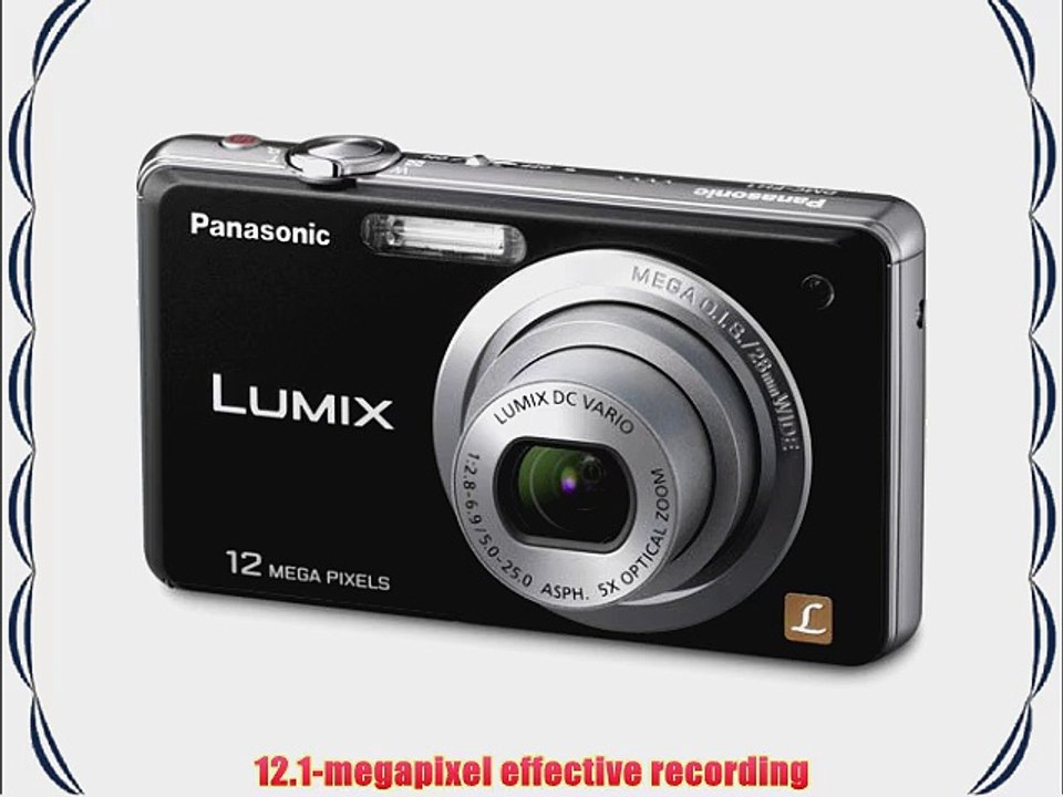 Panasonic Lumix DMC-FH1 12.1 MP Digital Camera with 5x Optical Image Stabilized Zoom and 2.7-Inch