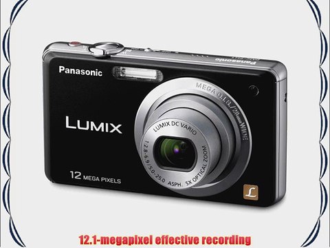 Panasonic Lumix DMC-FH1 12.1 MP Digital Camera with 5x Optical Image Stabilized Zoom and 2.7-Inch