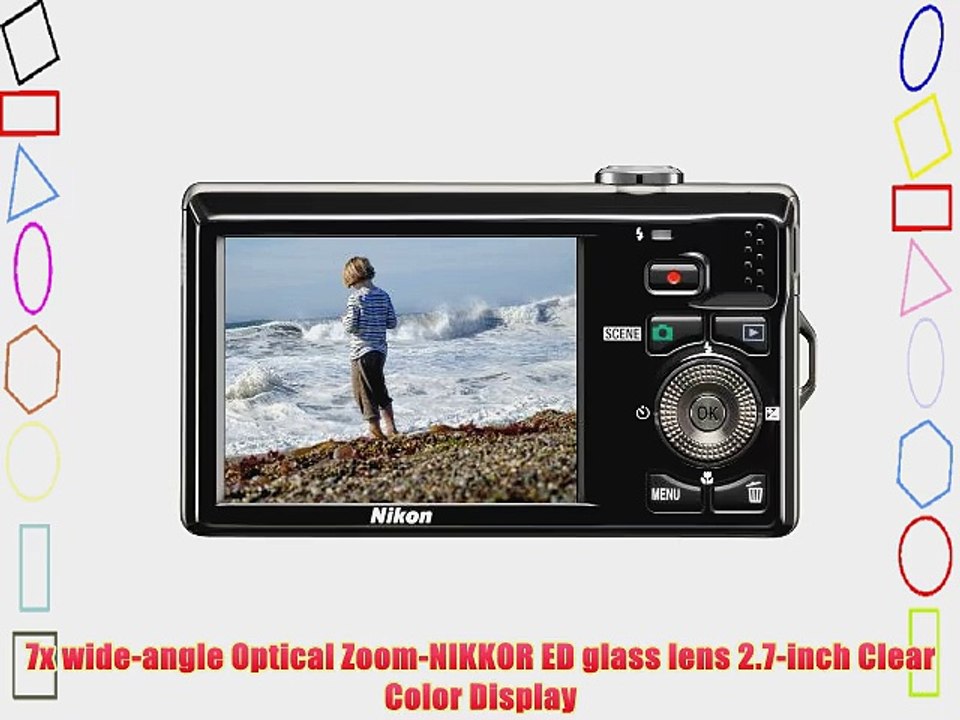 Nikon Coolpix S6000 14 MP Digital Camera with 7x Optical Vibration Reduction (VR) Zoom and