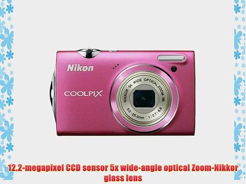 Nikon Coolpix S5100 12.2 MP Digital Camera with 5x Optical Vibration Reduction (VR) Zoom and