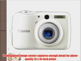 Canon Powershot E1 10MP Digital Camera with 4x Optical Image Stabilized Zoom (White)