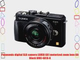 Panasonic digital SLR camera LUMIX GX1 motorized zoom lens Kit Black DMC-GX1X-K
