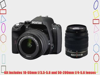 Pentax K-R 12.4 MP Digital SLR Camera with 3.0-Inch LCD and 18-55mm f/3.5-5.6 and 50-200mm