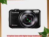Fujifilm FinePix JX420 Black 16 Megapixels 5X Optical Zoom Digital Camera with HD Video
