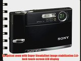 Sony Cybershot DSC-T50 7.2MP Digital Camera with  3x Optical Zoom (Black)