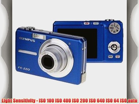 Olympus FE-220 7.1 MP Digital Camera (Blue)