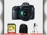 Canon EOS 6D with 24-105mm Lens   Free Accessories