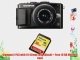 Olympus E-PL5 with 14-42mm Lens (Black)   Free 16 GB Memory Card