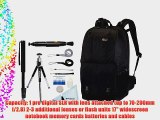 Lowepro Fastpack 350 Backpack (Black)   Accessory Kit for Nikon D3/D3S/D3X/D40/D50/D60/D70S/D80/D90/D700/D300/D300S/D7000/D90/D5100/D5000/D3100/D3000/FM10/F100