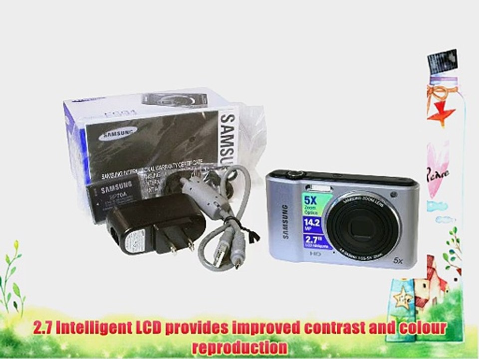 Samsung ES91 Digital Camera - 14 MP - 5x Zoom - Silver