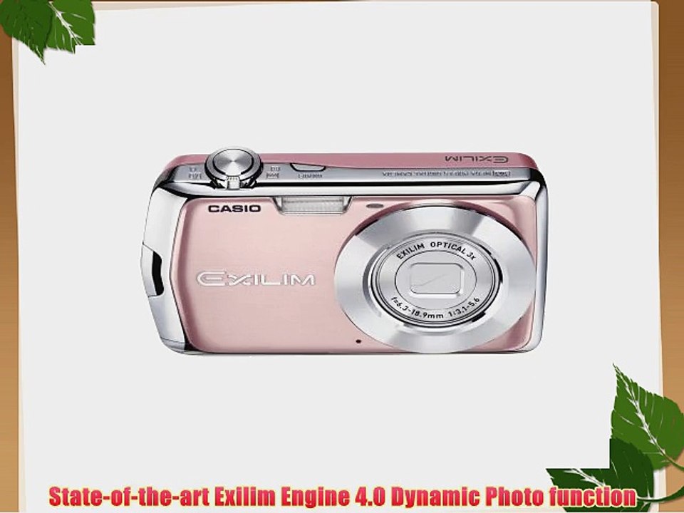 Casio Exilim EX-S5 10MP Digital Camera with 3x Optical Zoom and 2.7 inch LCD (Pink)