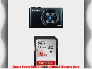 Canon PowerShot S120   Free 16GB Memory Card