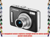 Samsung SL-310W 13.1MP Digital Camera with 3.6x Wide Angle Optical Image Stabilized Zoom (Black)