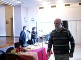 Κοπή της πίτας της Ένωσης Συλλόγων Γονέων και Κηδεμόνων Αιγάλεω στο Πνευματικό κέντρο Ρίτσος στις 31-1-2015.