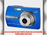 Olympus Stylus 710 7.1MP Ultra Slim Digital Camera with 3x Optical Zoom (Blue)