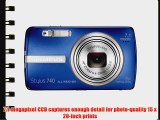 Olympus Stylus 740 7.1MP Digital Camera with Digital Image Stabilized 5x Optical Zoom (Blue)