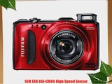 Fujifilm FinePix F550EXR 16 MP CMOS Sensor Digital Camera with 15x Optical Zoom (Red)