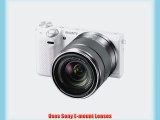 Sony NEX-5RK/WQ 16.1 MP Compact Interchangeable Lens Digital Camera with 18-55mm Lenses (White)