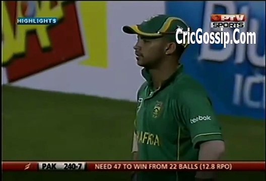 Abdul Razzaq 109 off 72 Balls (10 Sixes & 7 Fours) vs South Africa Full Batting