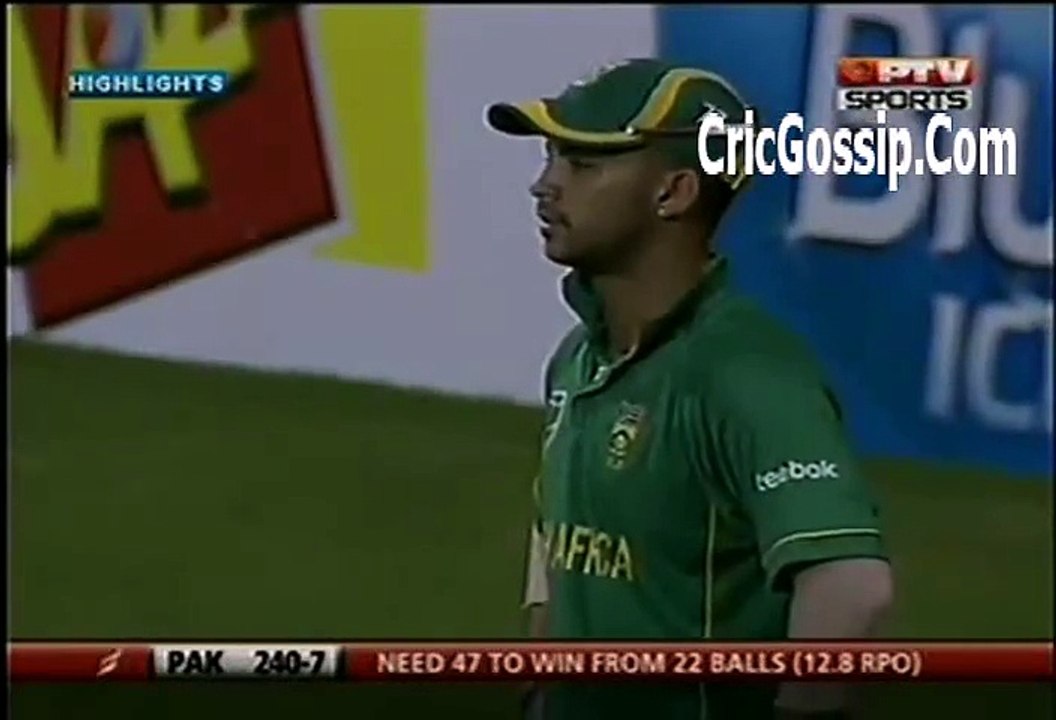 Abdul Razzaq 109 off 72 Balls (10 Sixes & 7 Fours) vs South Africa Full Batting