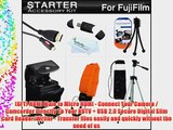 Starter Accessories Kit For Fuji Fujifilm FinePix XP200 XP170 XP150 XP100 Waterproof Digital