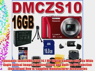 Panasonic Lumix DMC-ZS10 14.1 MP Digital Camera with 16x Wide Angle Optical Image Stabilized