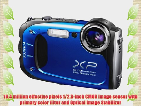 Fujifilm FinePix XP60 16.4MP Digital Camera with 2.7-Inch LCD (Blue)