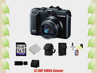Canon PowerShot G15 Digital Camera 16GB Package 2