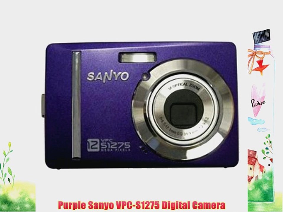Purple Sanyo VPC-S1275 Digital Camera