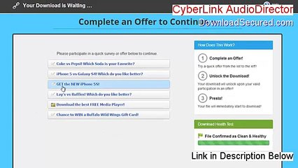 CyberLink AudioDirector Serial - Download Here 2015