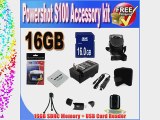PowerShot S100 Accessory Saver Bundle! (16GB SDHC Memory   Extended Life Battery   Ac/Dc Rapid