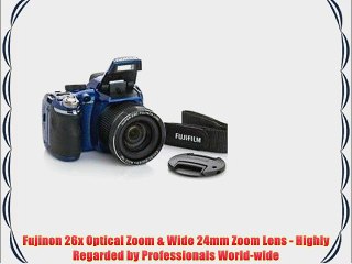 Fuji FinePix S3300 S3380 ~ 14 Megapixel Digital Camera with Wide Angle 26X Optical Zoom (Blue)