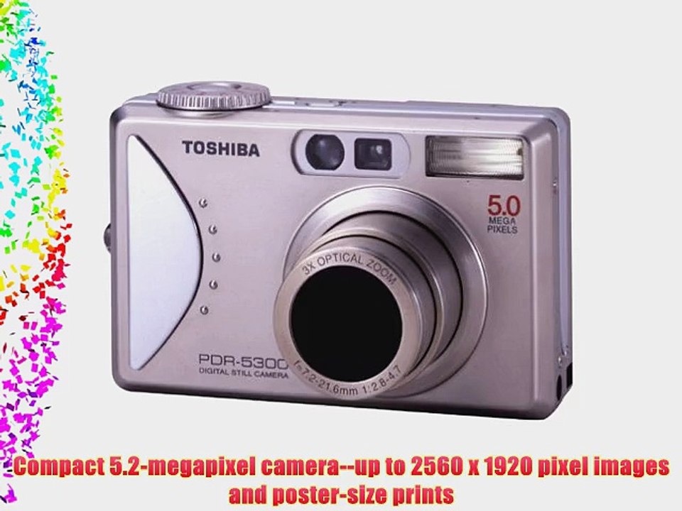 Toshiba PDR-5300 5MP Digital Camera w/ 3x Optical Zoom