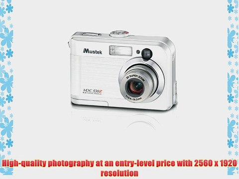 Mustek MDC530Z 5MP Digital Camera with 3x Optical Zoom