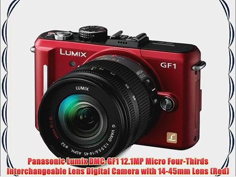 Panasonic Lumix DMC-GF1 12.1MP Micro Four-Thirds Interchangeable Lens Digital Camera with 14-45mm