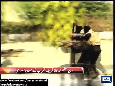 PM Nawaz, Army Chief attend passing out parade of counter-terrorism force on dunya news