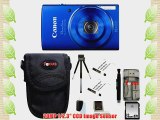 Canon PowerShot ELPH 150 IS Digital Camera (Blue)   32GB Memory Card   Standard Medium Digital